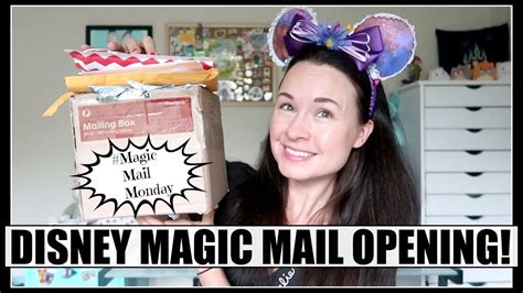 opening disney mail magicmailmonday july   youtube