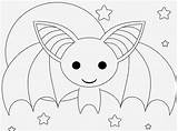 Bat Outline Coloring Pages Kids Cute Printable Color Ball Drawing Drawings Print Getcolorings Getdrawings Comments Coloringhome Popular sketch template