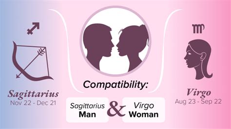 sagittarius man and virgo woman compatibility love sex and chemistry