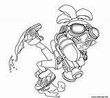 Splatoon Coloriage Inkling Coloring4free Getcolorings Goggles Sketchite Coloriages sketch template
