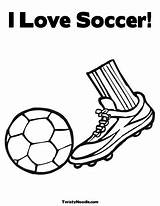 Coloring Soccer Pages Ball Cleats Printable Nike Template Kicking Kick Drawing Player If Printablee Via Getdrawings Popular sketch template