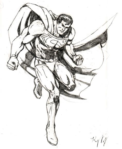 superman drawing kenny velez