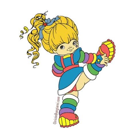 rainbow brite 80s find and share on giphy