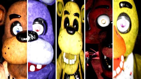 Five Nights At Freddy S 2018 Remake All Jumpscares Youtube