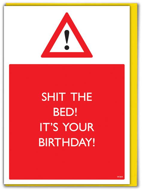 Rude Birthday Card Poo Dick By Brainbox Candy
