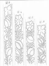 Sheridan Tooling Carving Belts Geer Couro Google Floral Working Belt Tooled Tracing Longhorn Proleathercarvers Pesquisa Cinto sketch template