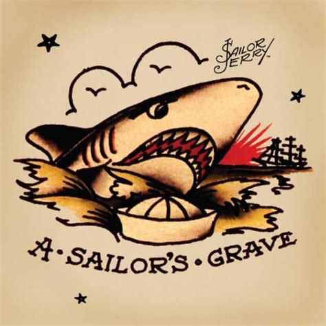 Original Tattoo Meanings Featuring Sailor Jerry Imgur Shark Tattoos