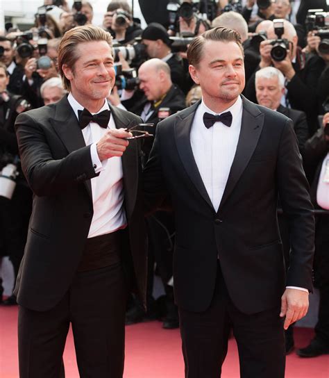 Brad Pitt And Leonardo Dicaprio Side By Side In Cannes As