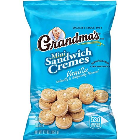 big pouches  grandmas vanilla creme mini cookies  coupons