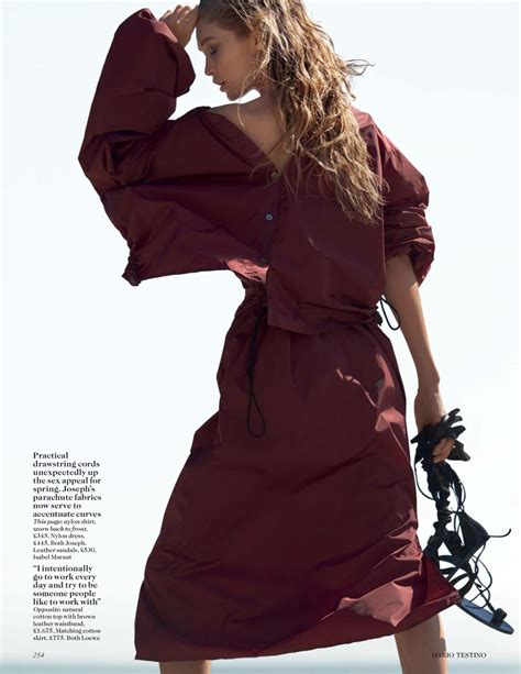 Gigi Hadid Vogue Uk March 2017 Issue