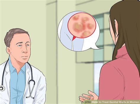 how to treat genital warts in women with pictures wikihow