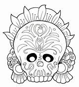 Muertos Dia Coloring Los Pages Dibujos Para Cliparts Shell Colorear Conch Kids Draw Skull Color Imagixs Popular Printable Print Es sketch template