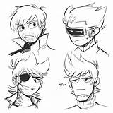 Eddsworld Tord Pages Comic Tomtord Colouring Tom Trending Days Last Kitten sketch template