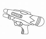 Coloring4free Rifle sketch template