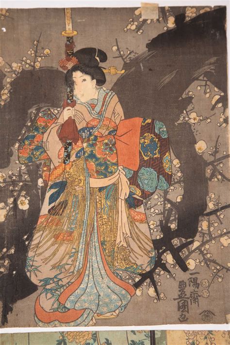 vintage japanese block prints