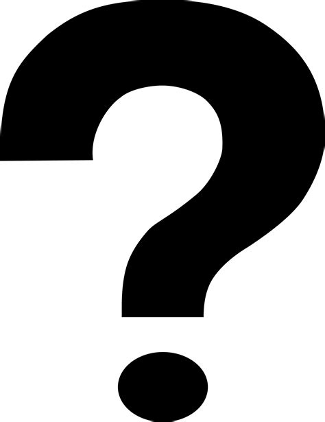 large question mark image clipart