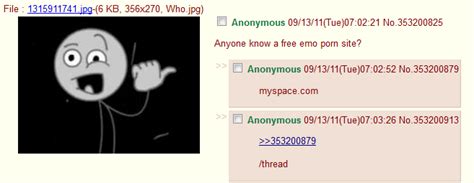 anyone know a free emo porn site funny