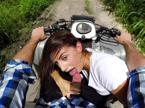 stranded teens hiker blowjob on a quad ashlynn taylor