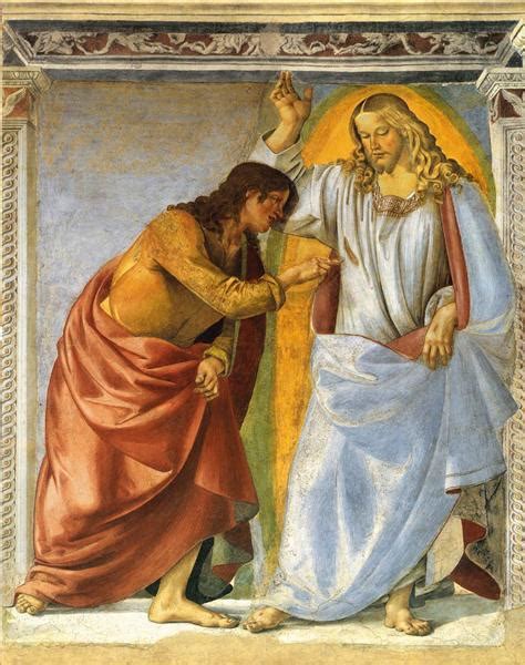 Christ And The Doubting Thomas 1477 1482 Luca Signorelli