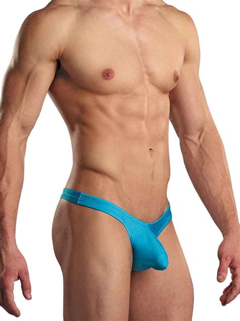 Euro Male Spandex Mini Pouch Thong Sexy Mens Thong Male Power