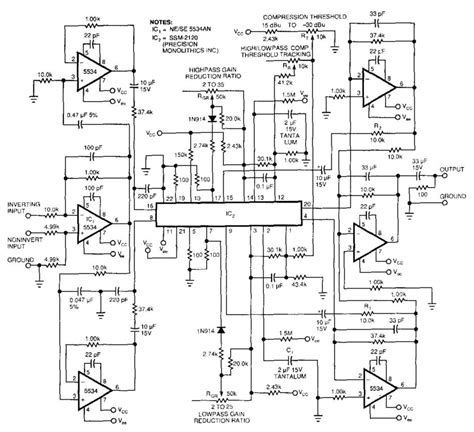 audio compressor circuit diagram electronic circuit diagrams schematics