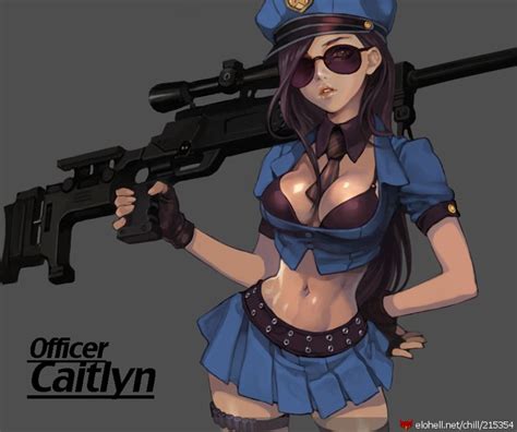 Caitlyn Sexy Police Suit League Of Legends Hentai Lol
