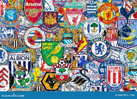 english football clubs editorial photo image