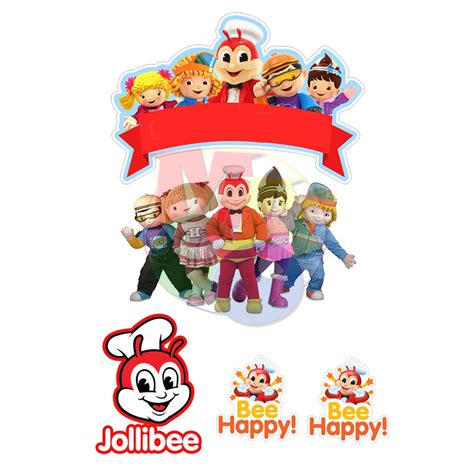jollibee theme cake toppers cupcake topper shopee philippines