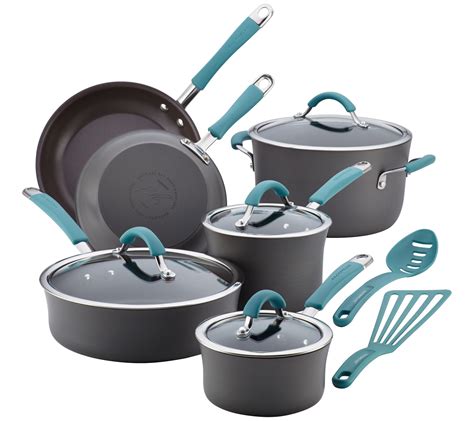 rachael ray cucina hard anodized 12 piece cookware set page 1 —