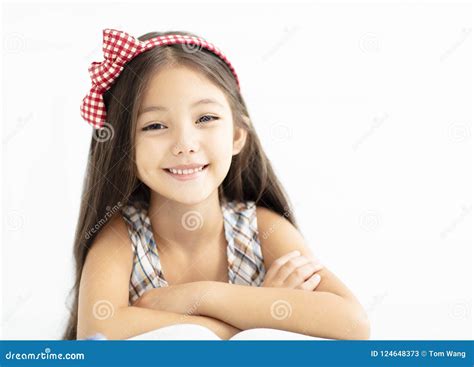 smiling  girl  long hair stock image image  long healthy