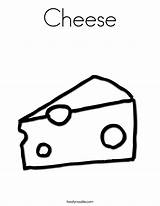 Cheese Coloring Pages Food Twistynoodle Template Kids Noodle Printable Twisty Built Print California Usa Chees sketch template
