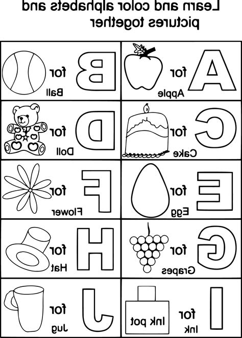 printable alphabet coloring pages alphabet coloring pages abc
