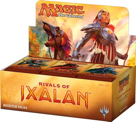 Mtg Card Back Rivals Of Ixalan Booster Box Png Download Original