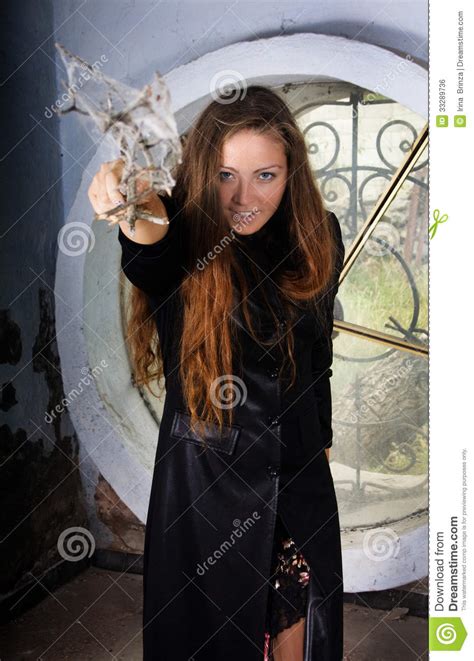 Casting A Spell Royalty Free Stock Image Image 33289736
