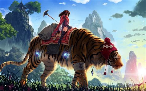 tiger artwork digital art fantasy art wallpapers hd desktop and mobile backgrounds