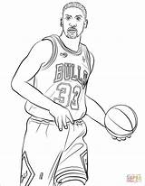 Scottie Pippen Stephen Athletes Drukuj Onlinecoloringpages sketch template