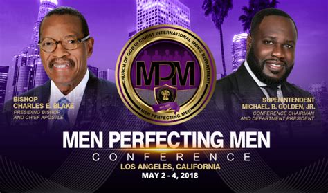 2018 Men Perfecting Men Conference Church Of God In Christ
