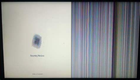 display problems  laptop screen distorted