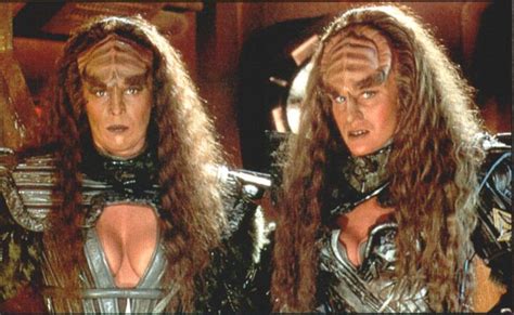 the klingon duras sisters lursa played by barbara march and b etor