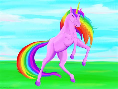 rainbow unicorn  angela  deviantart