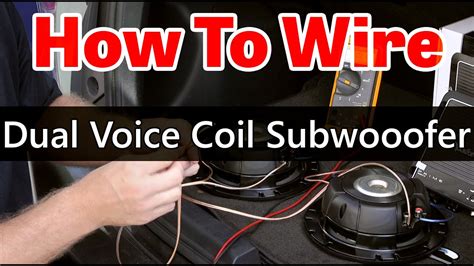 dual voice coil subwoofer wiring diagrams wiring diagram