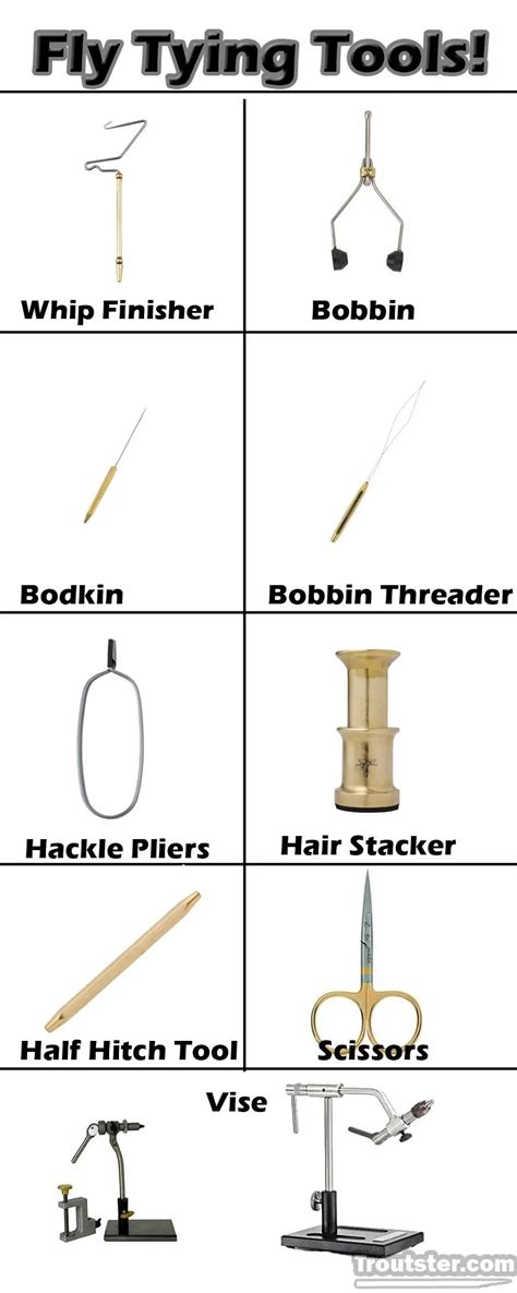 tools   fly tying  complete listinfographic