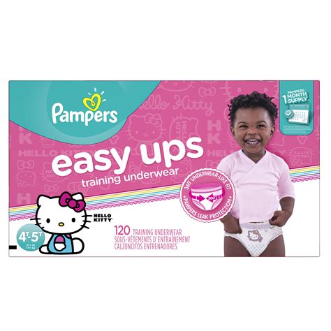 pampers easy ups training underwear size 6 4t 5t 19 count