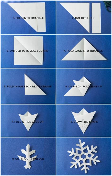 How To Make A Paper Snowflake 3 – Artofit