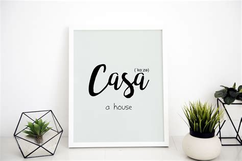casa definition meaning printable digital  etsy
