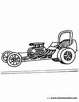 Getcolorings Dragster Racer sketch template