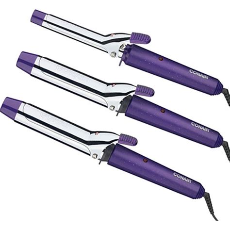 conair  pack chrome curling iron set combo pack includes