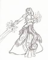 Mage Coloring Sketch Warcraft Pages Quick Drawing Adult Book Deviantart Drawings Sketches Fantasy Characters Fairy Elf Designlooter Male Getdrawings 12kb sketch template