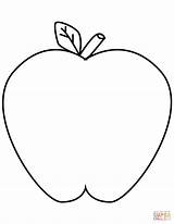 Apple Coloring Pages Green Apples Printable Clipart Drawing Core Template Caramel Sheet Color Preschool Getdrawings Kids Find Annie Getcolorings Single sketch template