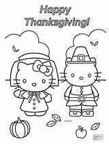 Thanksgiving Coloring Pages Kitty Hello Sheets Printable Kids Adults Color Children Printables Turkey Preschool Colouring Disney Supercoloring Drawing Happinessishomemade Cartoon sketch template